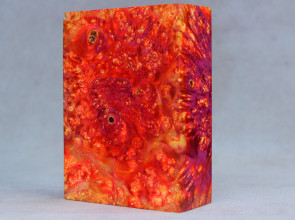 Stabilized Maple Burl Wood Mod Block